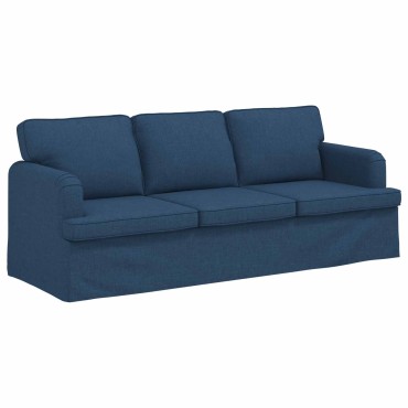 vidaXL Σετ Καναπέ 2 τεμ. Μπλε ύφασμα 201x80x85cm  Διθέσιος