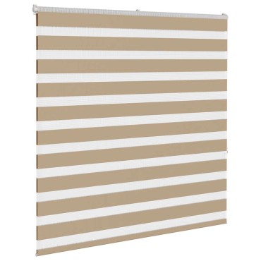 vidaXL Ζέβρα τυφλή 150x150 cm Πλάτος υφάσματος 145,9 εκ. Πολυεστέρας