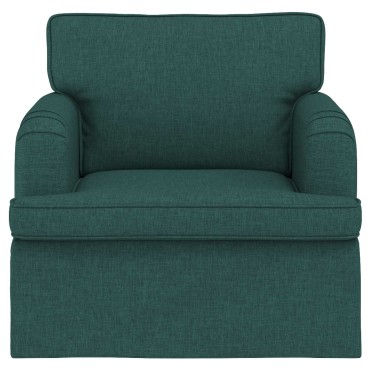 vidaXL Καναπές Σκούρο Πράσινο 84x80x85cm ύφασμα