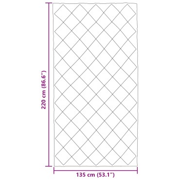 vidaXL Κουβέρτα ολόκληρου του χρόνου Ανοιχτό γκρι 135 x 220 εκ.