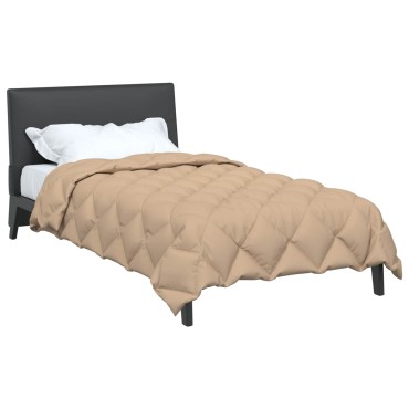 vidaXL Χειμερινό Παπλωματοθήκη 135 x 200 cm 450 gsm Taupe