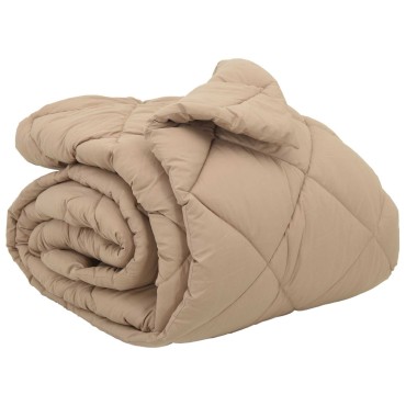 vidaXL Χειμερινό Παπλωματοθήκη 220 x 260 cm 450 gsm Taupe