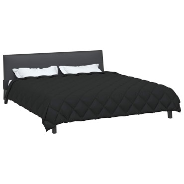 vidaXL Χειμερινό Παπλωματοθήκη 200 x 200 cm 450 gsm Μαύρο