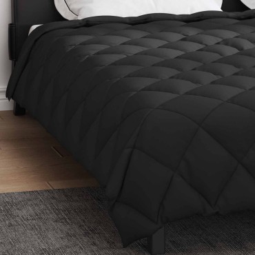 vidaXL Χειμερινό Παπλωματοθήκη 200 x 200 cm 450 gsm Μαύρο