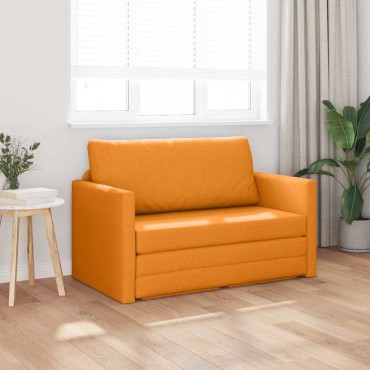 vidaXL Κρεβάτι καναπές Σκούρο κίτρινο 124x71x78cm ύφασμα