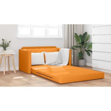 vidaXL Κρεβάτι καναπές Σκούρο κίτρινο 124x71x78cm ύφασμα