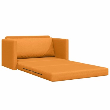vidaXL Κρεβάτι καναπές Σκούρο κίτρινο 124x71x78cm ύφασμα