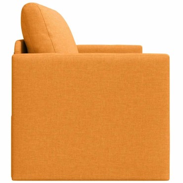 vidaXL Κρεβάτι καναπές Σκούρο κίτρινο 124x71x78cm ύφασμα