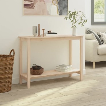 vidaXL Τραπέζι Κονσόλα 110x40x80cm από Μασίφ Ξύλο Πεύκου 1 τεμ.