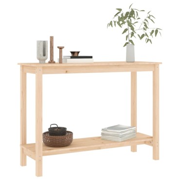 vidaXL Τραπέζι Κονσόλα 110x40x80cm από Μασίφ Ξύλο Πεύκου 1 τεμ.