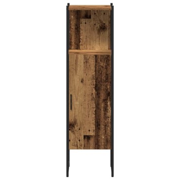 vidaXL Σετ Επίπλων Μπάνιου 4 τεμ. Παλιό Ξύλο 33x33x185,5 εκ