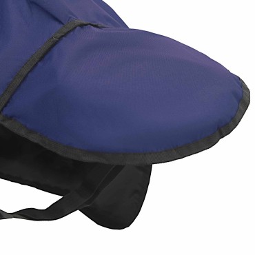 vidaXL Σαμάρι Ίππου Πλήρες ναυτικό μπλε 155 cm Πολυεστέρας