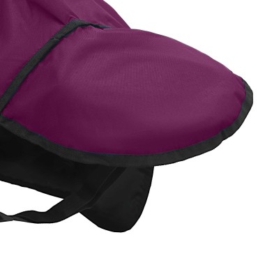 vidaXL Σαμάρι Ίππου Πλήρες μωβ 125 cm Πολυεστέρας