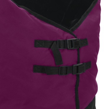 vidaXL Σαμάρι Ίππου Πλήρες μωβ 155 cm Πολυεστέρας