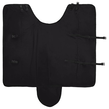 vidaXL Σαμάρι Ίππου Πλήρες μαύρο 165 cm Πολυεστέρας