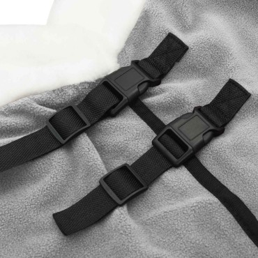 vidaXL Σαμάρι Ίππου Σκούρο πράσινο 145 cm Πολικές φλις