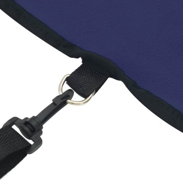 vidaXL Σαμάρι Ίππου Σκούρο μπλε 155 cm Πολικές φλις
