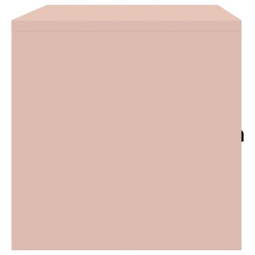 vidaXL Ντουλάπι αποθήκευσης Ροζ 90x40x40cm Ατσάλι 1 τεμ.