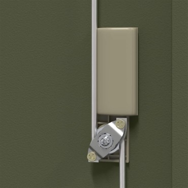 vidaXL Ντουλάπι αποθήκευσης Ελιά Πράσινη 90x40x40cm Ατσάλι 1 τεμ.