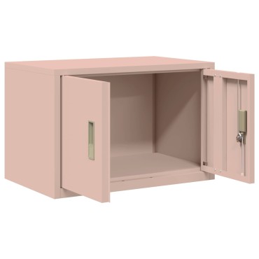 vidaXL Ντουλάπι αποθήκευσης Ροζ 60x40x40cm Ατσάλι 1 τεμ.