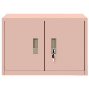 vidaXL Ντουλάπι αποθήκευσης Ροζ 60x40x40cm Ατσάλι 1 τεμ.