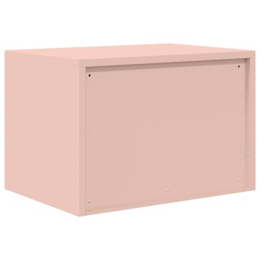 vidaXL Ντουλάπι αποθήκευσης Ροζ 60x40x40cm Ατσάλι 1 τεμ.