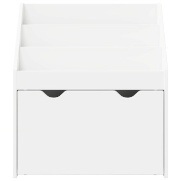 vidaXL Βιβλιοθήκη Παιδιών Λευκό 60x29,5x69cm Επεξεργασμένο Ξύλο 1 τεμ.