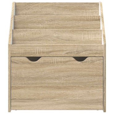 vidaXL Βιβλιοθήκη Παιδιών με συρτάρι Δρύς Sonoma 60x29,5x69 εκ 1 τεμ.