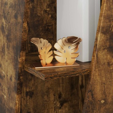 vidaXL Πλευρικό Ράφι 33x32x70,5cm Επεξεργασμένο Ξύλο