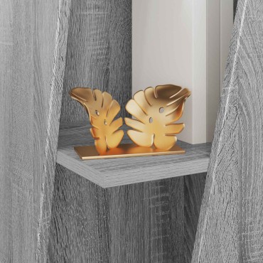 vidaXL Πλευρικό Ράφι 33x32x70,5cm Επεξεργασμένο Ξύλο