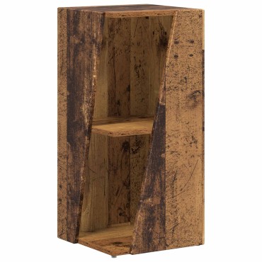 vidaXL Πλευρικό Ράφι 33x32x70,5cm Επεξεργασμένο Ξύλο Παλιό ξύλο