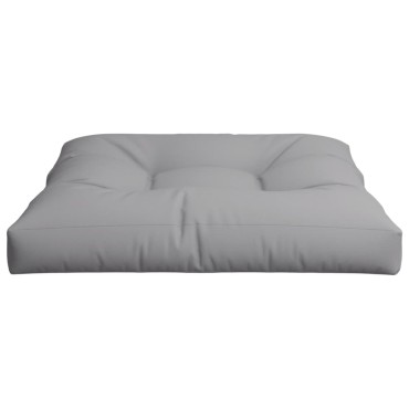 vidaXL Μαξιλάρι Παλέτας Γκρι 80x80x12cm Υφασμάτινο