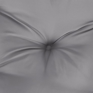 vidaXL Μαξιλάρι Παλέτας Γκρι 80x80x12cm Υφασμάτινο