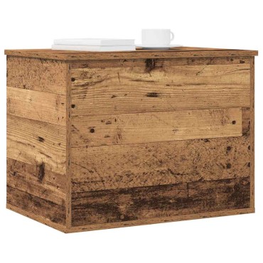 vidaXL Κουτί αποθήκευσης Παλαιό ξύλο 60x42x46cm