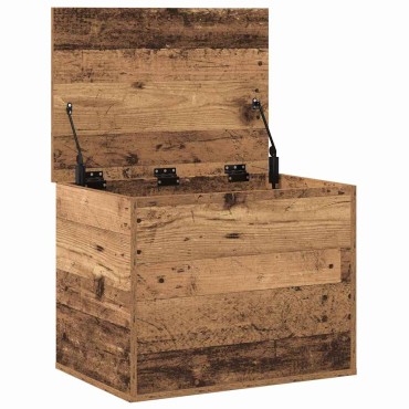 vidaXL Κουτί αποθήκευσης Παλαιό ξύλο 60x42x46cm
