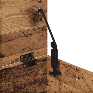 vidaXL Κουτί αποθήκευσης Παλαιό ξύλο 60x42x46cm