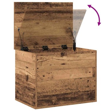 vidaXL Κουτί αποθήκευσης Παλαιό ξύλο 60x42x46cm