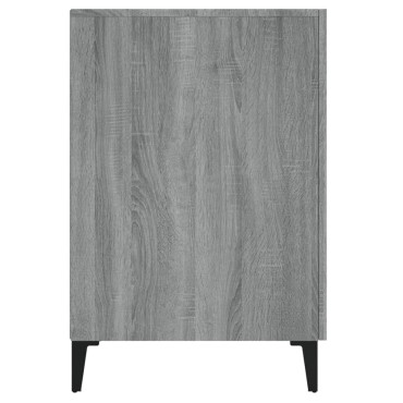 vidaXL Γραφείο Γκρι Sonoma 140x50x75cm από Επεξεργασμένο Ξύλο 1 τεμ.