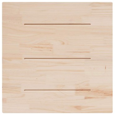 vidaXL Επιφάνεια Τραπεζιού Τετράγωνη 90x90x2,5cm Μασίφ Ξύλο Πεύκου 1 τεμ.