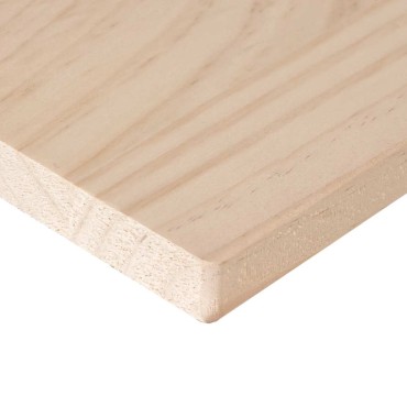 vidaXL Επιφάνεια Τραπεζιού Τετράγωνη 90x90x2,5cm Μασίφ Ξύλο Πεύκου 1 τεμ.