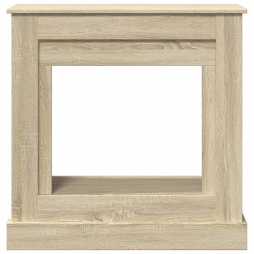 vidaXL Πλαίσιο Τζακιού Sonoma Δρυς 90x30x90 εκ. από Επεξ. Ξύλο