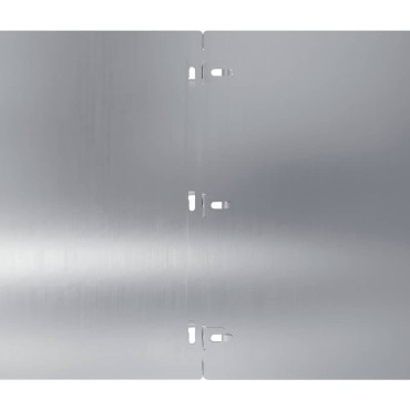 vidaXL Περιφράξεις γκαζόν 20 τεμάχια 25x103 cm από γαλβανισμένο χάλυβα