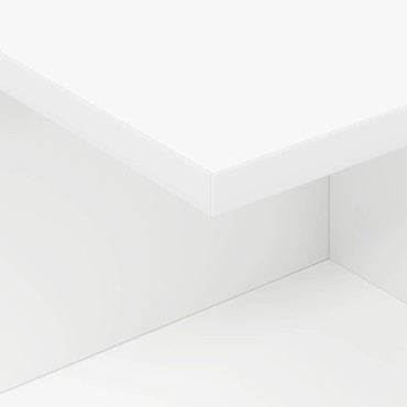 vidaXL Κομοδίνο Λευκό 40x30x25cm Επεξεργασμένο Ξύλο 1 τεμ.