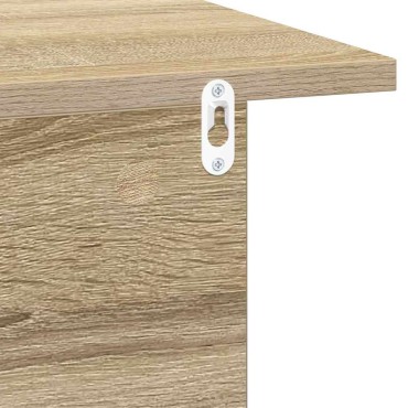 vidaXL Κομοδίνο Δρύς Sonoma 40x30x25cm Επεξεργασμένο Ξύλο 1 τεμ.