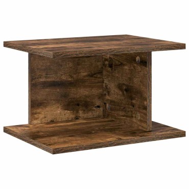 vidaXL Κομοδίνο Καπνιστό Δρύς 40x30x25cm Επεξεργασμένο Ξύλο 1 τεμ.