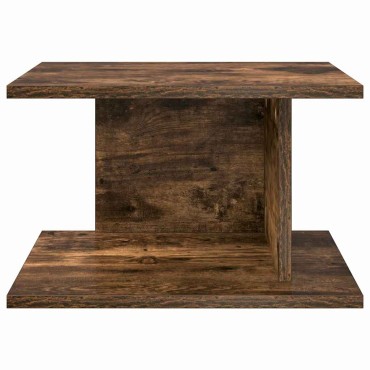 vidaXL Κομοδίνο Καπνιστό Δρύς 40x30x25cm Επεξεργασμένο Ξύλο 1 τεμ.