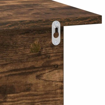 vidaXL Κομοδίνο Καπνιστό Δρύς 40x30x25cm Επεξεργασμένο Ξύλο 1 τεμ.