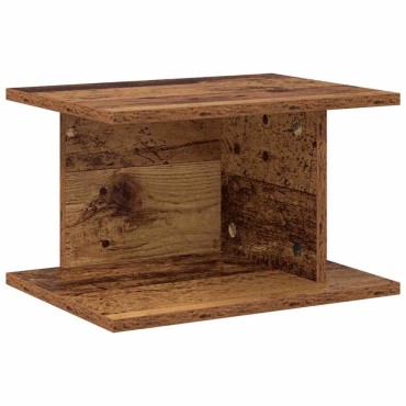 vidaXL Κομοδίνο Παλιό ξύλο 40x30x25cm Επεξεργασμένο Ξύλο 1 τεμ.