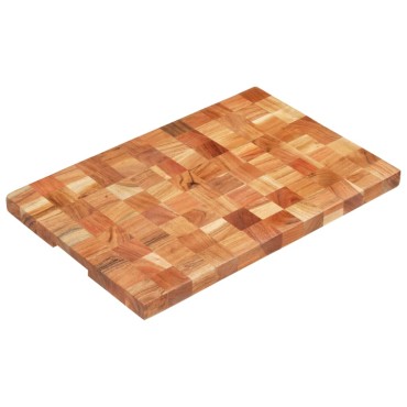 vidaXL Επιφάνεια Κοπής 60 x 40 x 3,8 εκ. από Μασίφ Ξύλο Ακακίας