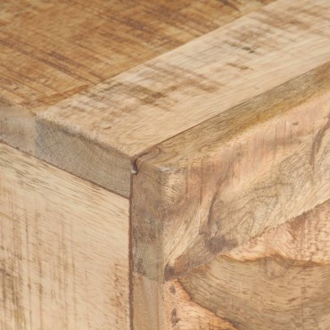 vidaXL Τραπεζάκι Βοηθητικό 40x30x50cm Μασίφ Ακατέργαστο Ξύλο Μάνγκο 1 τεμ.